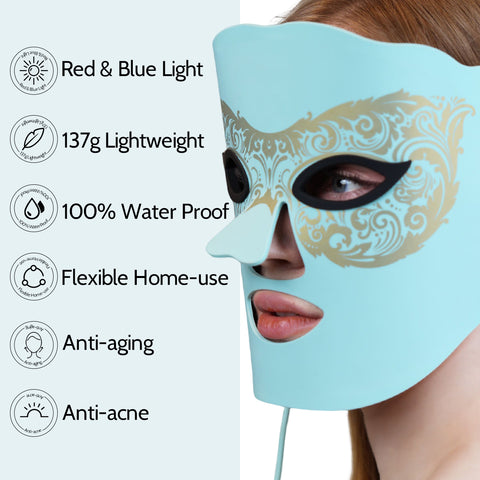 Rxmoore™ Light Therapy LED Face Mask